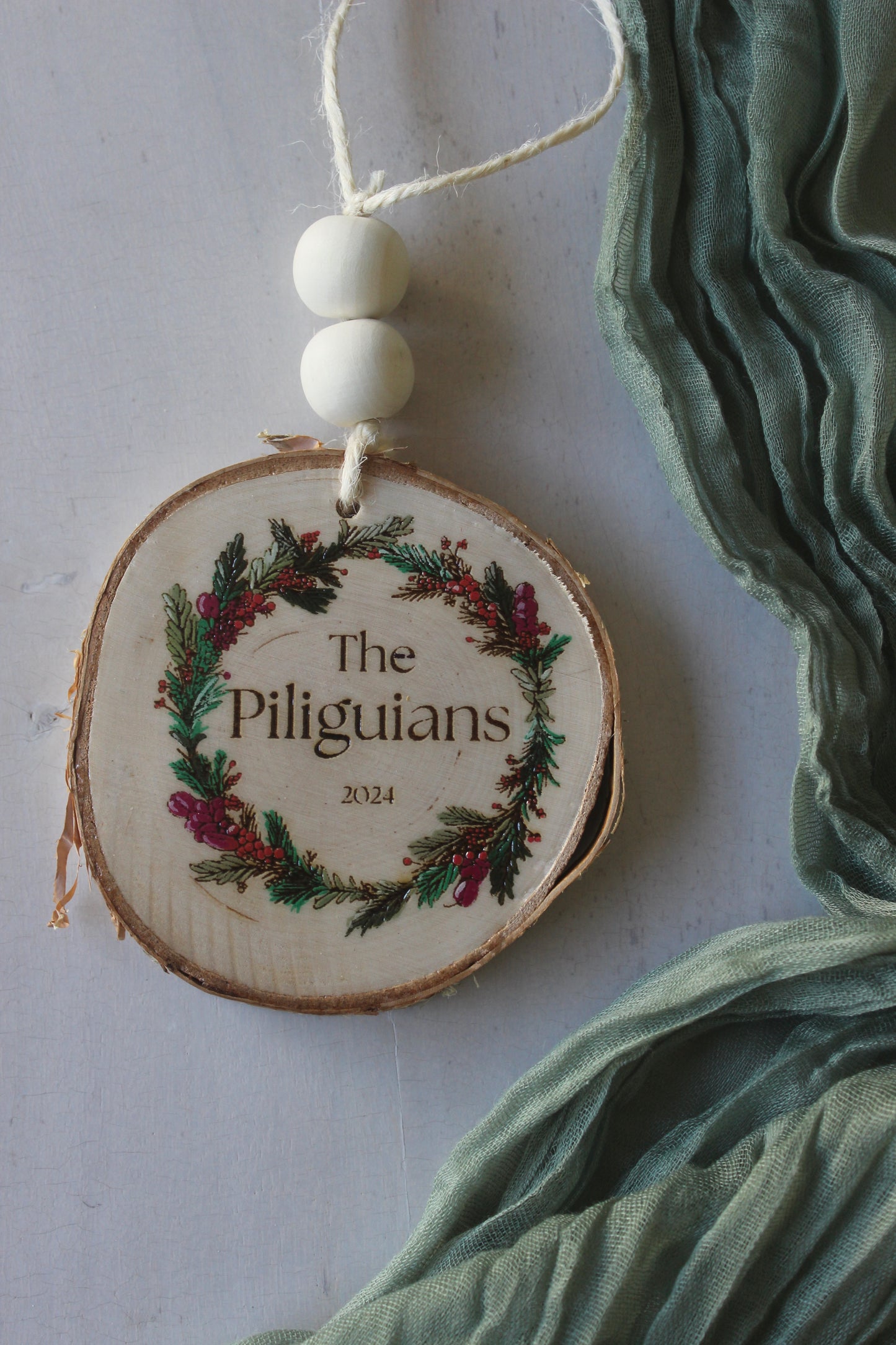 Family Wreath Ornament