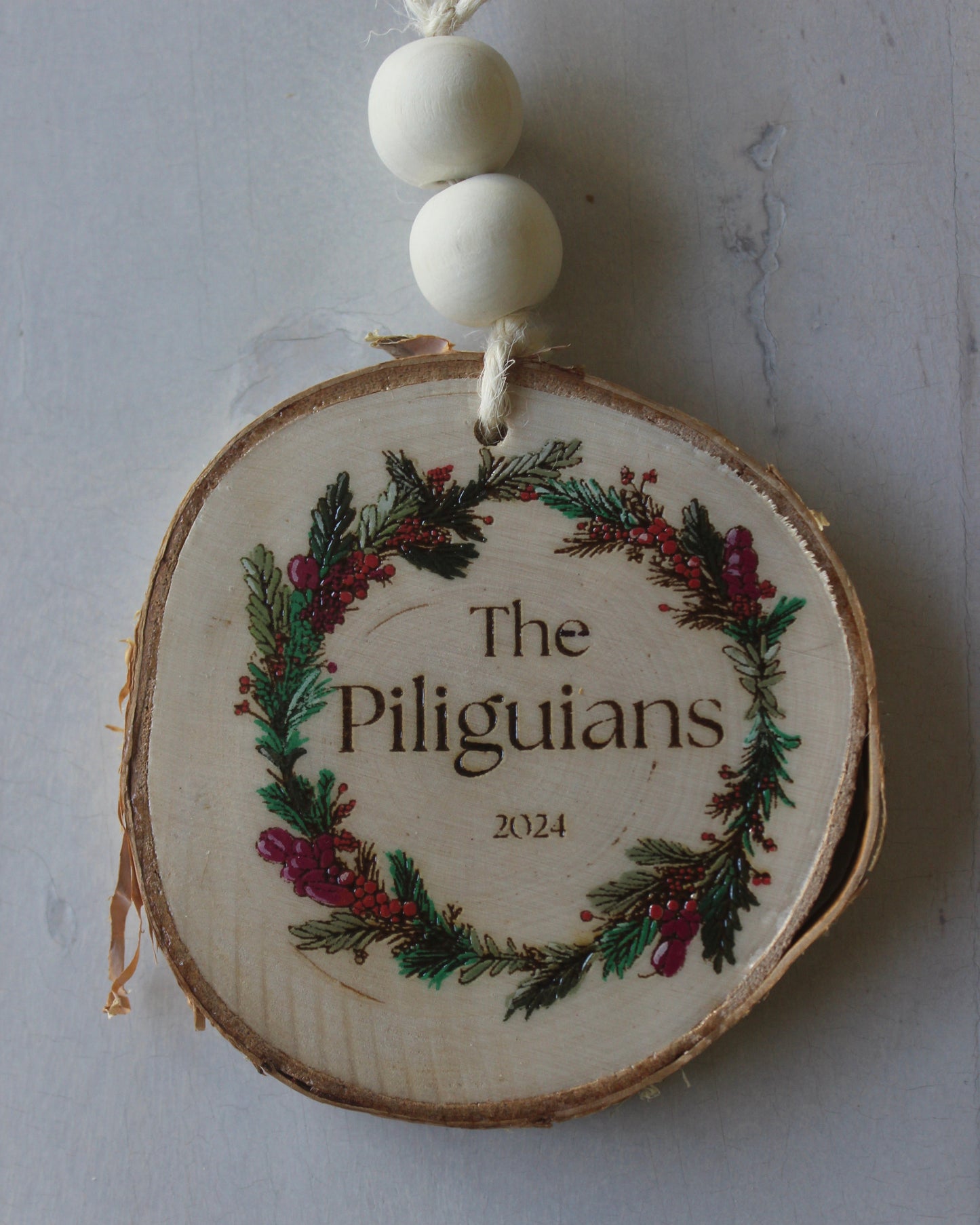 Family Wreath Ornament