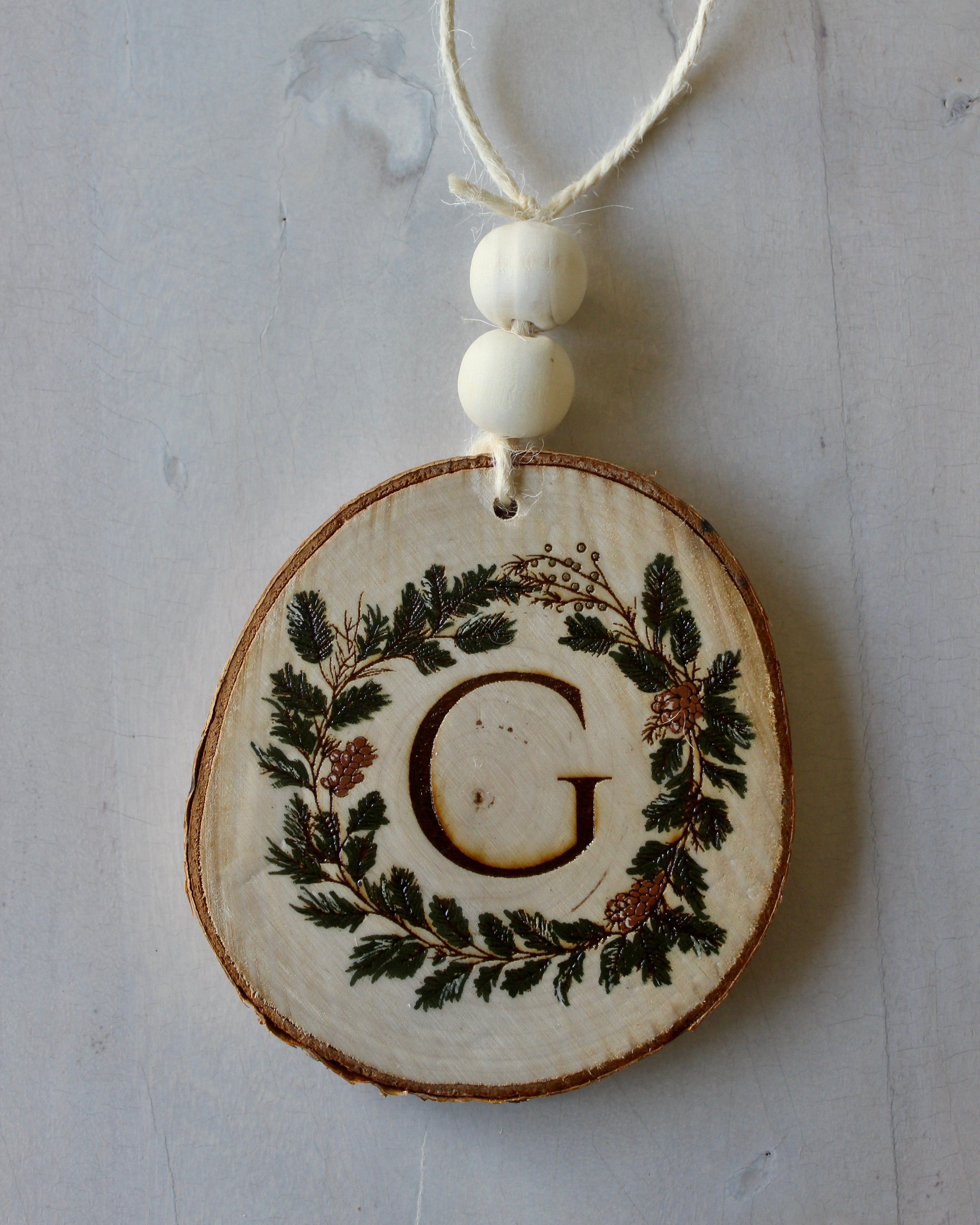 Initial Ornament