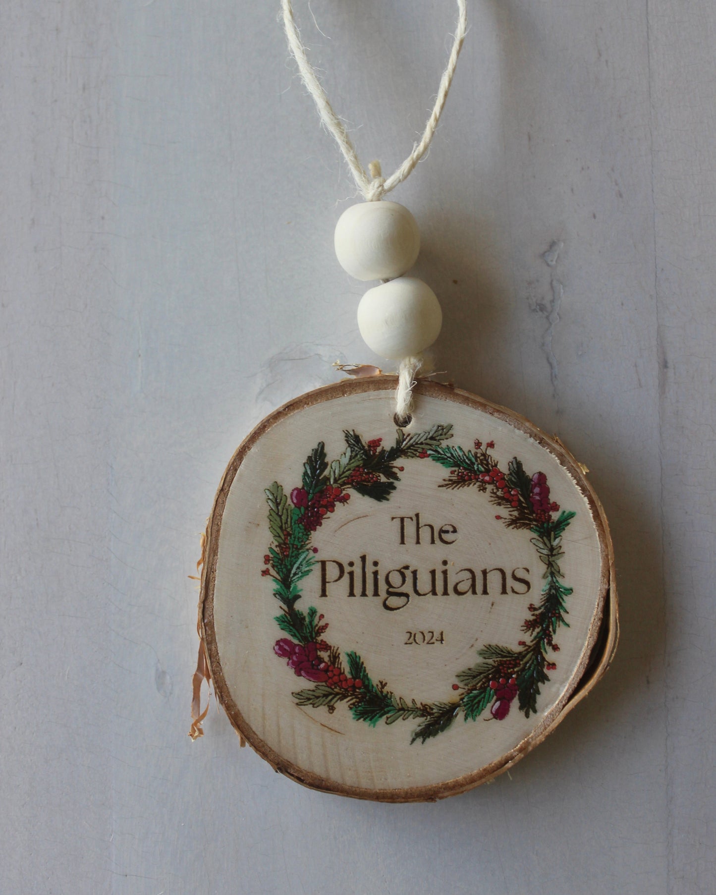 Family Wreath Ornament