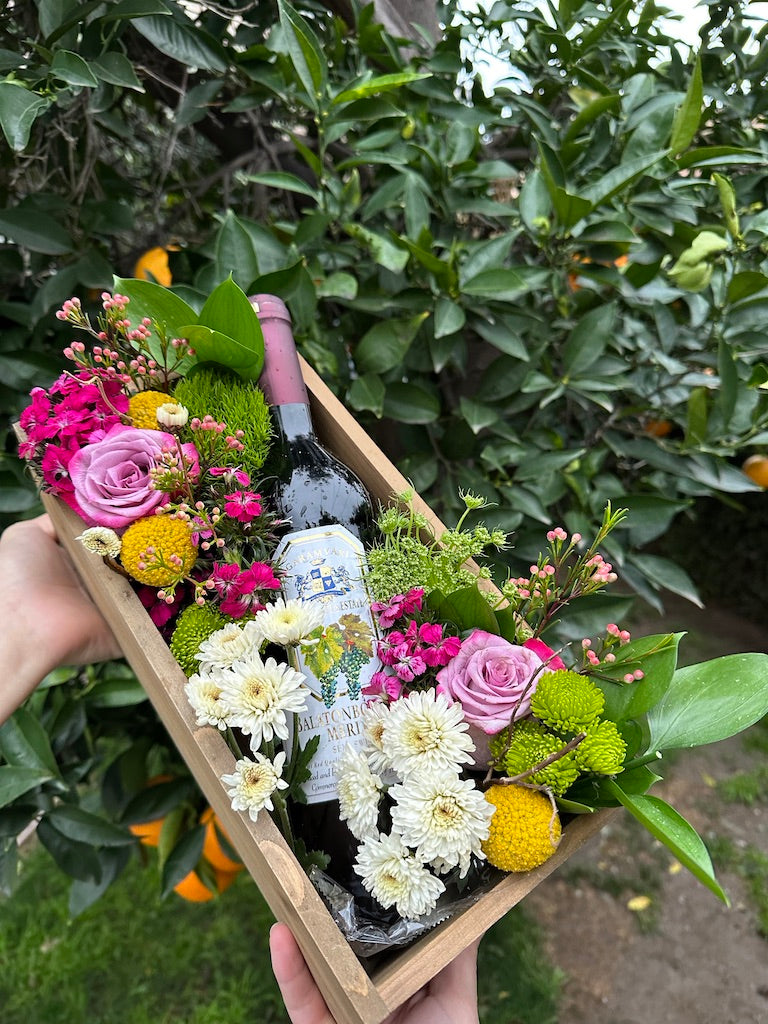 Engraved Flower Box