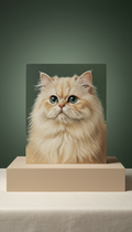 Bespoke Pet Portrait on Handcrafted Wood Panel